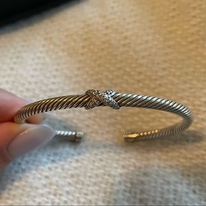 ✨ DY X Station Bracelet with Diamonds, 4mm ✨